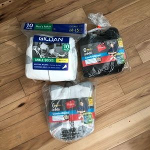 Hanes big and tall sock pack (12-15)